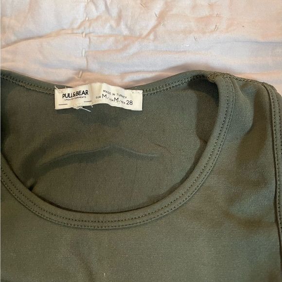 Pull&Bear Green Cropped - Picture 3 of 5
